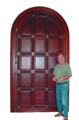 Boca Raton Mahogany Carved Doors