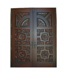 Cape Coral Mahogany Carved Door